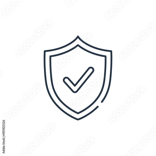 Shield icon with check mark.