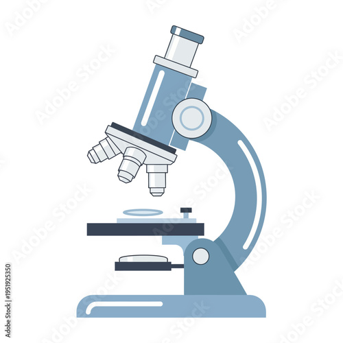 Laboratory microscope instrument for biology.