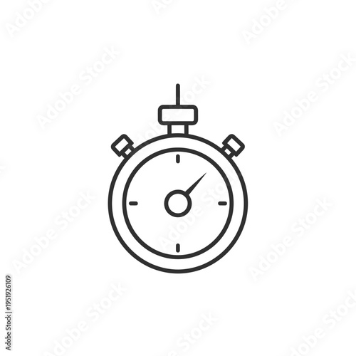 Stopwatch timer with clock face.