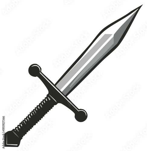 Medieval Broadsword Weapon