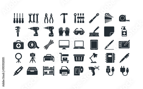 Fastening and hardware accessories featuring screwdrivers set, wrench set, pliers set, hammer claw, socket wrench set, torque