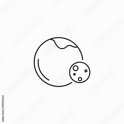 A celestial design presents planetary bodies in an astronomy layout, conveying themes of cosmos, science and exploration of space, sparking curiosity about the universe and astronomical