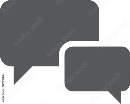 Speech Bubbles and Chat Conversation Message Icon