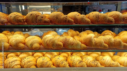 croissants at the bakery