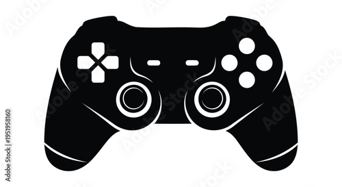 Vector gaming controller icon