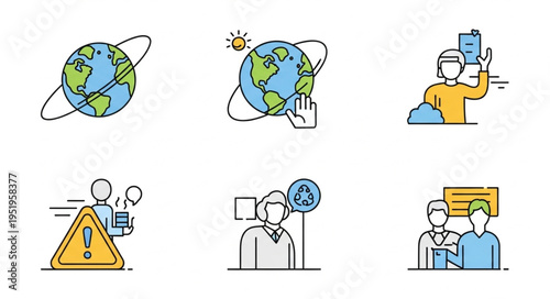 Global Issues and Solutions - A Collection of Iconographic Representations.