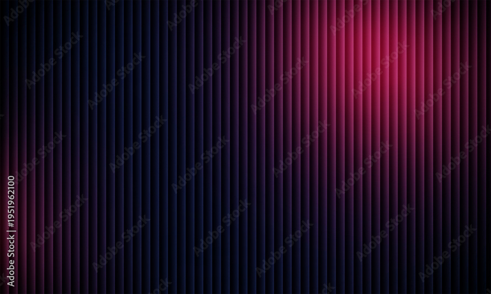 Obraz premium Abstract Pink and Blue Gradient Background with Vertical Lines and Neon Glow