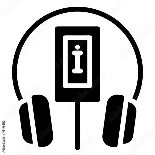 information audio icon