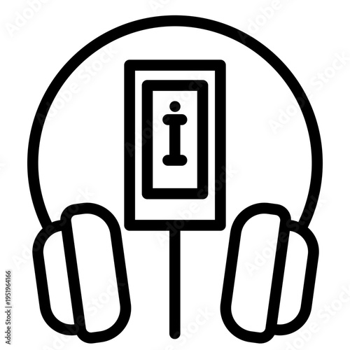 information audio icon