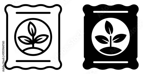 fertilizer icon agriculture plant growth nutrient