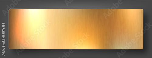 Realistic metal banner. Brushed steel or aluminium plate. Polished metal surface. Old grunge texture with scratches. Vector illustration