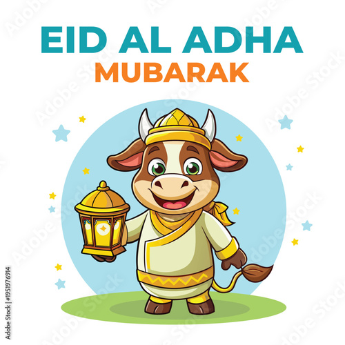 Eid al-adha mubarak social media post template