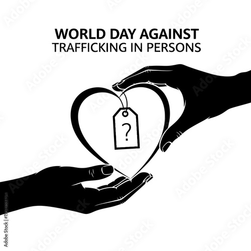 World Day Against Trafficking in Persons awareness campaign.