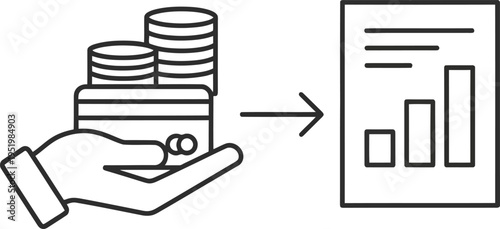 Financial tracking using credit card and reports