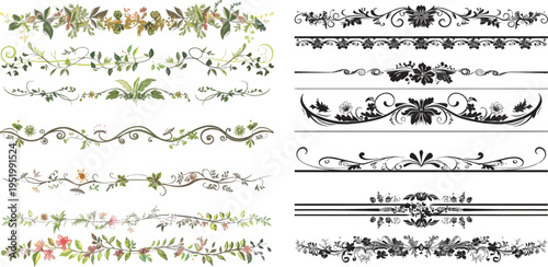 Page Dividers Vector Set