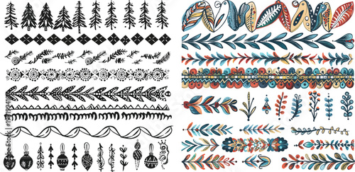 Decorative Borders Dividers Set