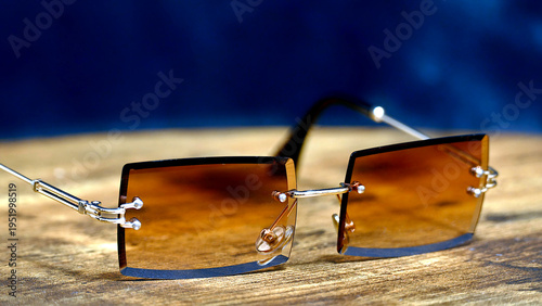 sunglasses on the table