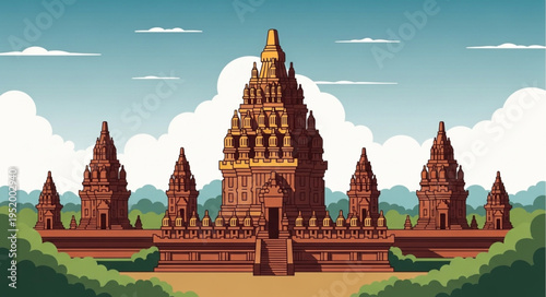 Prambanan Temple - A Majestic Hindu Architectural Marvel in Indonesia.