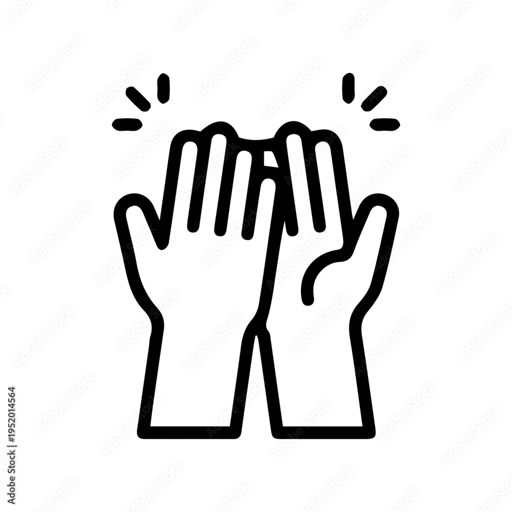 Obraz premium High Five Celebration