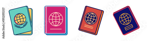 Passport travel document identification papers international travel documents and visa information