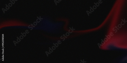 A Dark And Mysterious Night Scene With Red Light