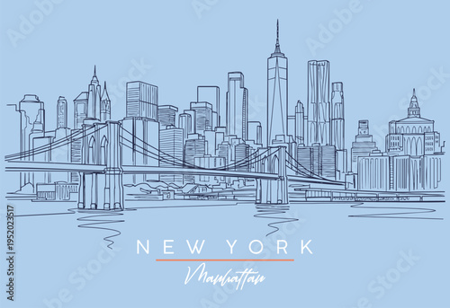 The essence of New York in minimalist lines. We captured the iconic skyline of the Big Apple with the elegance of linear design. Sophistication and urban rhythm for your space.