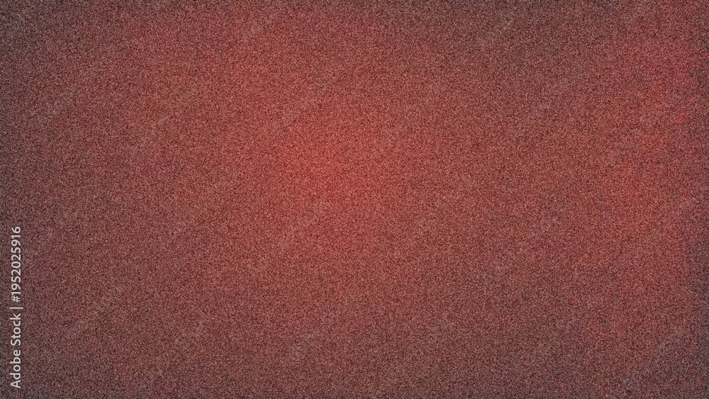 Fototapeta premium Red gritty texture background with dark vignette