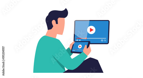 Person Stream Content Across Tablet and Smartphone: Multimedia Digital Experience