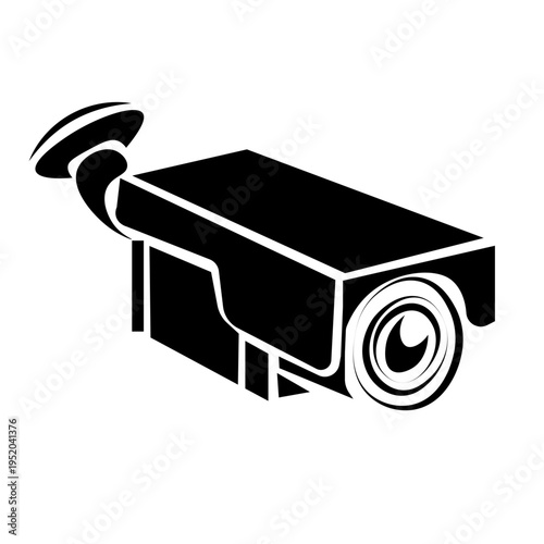 Bilde på lerret surveillance security camera, CCTV, security camera icon,  wireless camera ,  d