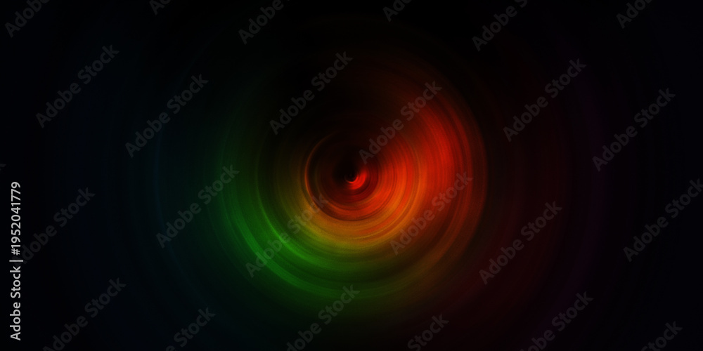 Fototapeta premium Vibrant Swirling Colors in a Dark Space
