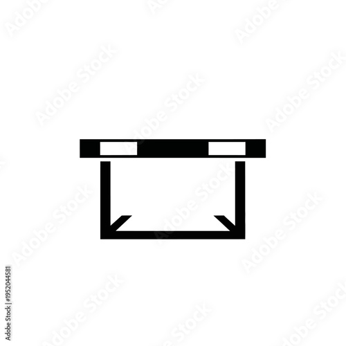 Minimalist athletic hurdle icon, representing competition and achievement in sports