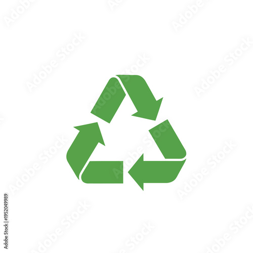 Recycling symbol indicating environmental sustainability and responsible waste management