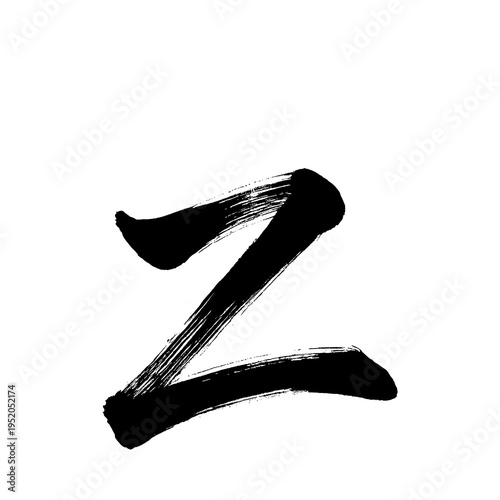 Organic and realistic calligraphy-style lowercase 