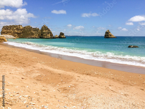 Scenic Beach in Lagos, Algarve, Portugal