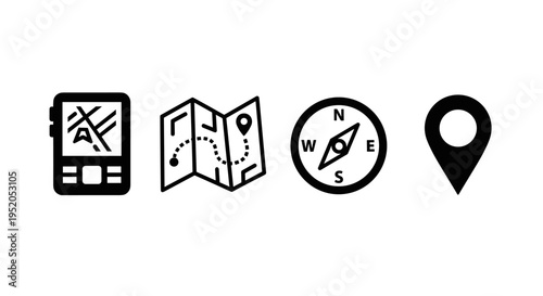 Navigation icons on white background.