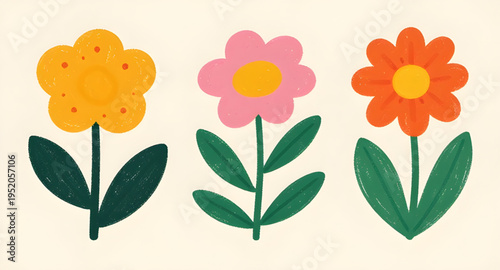 abstract flowers, spring flowers, floral icon, flower icon, abstract floral, spring floral, flower illustration, floral illustration, vector illustration, flower vector, floral vector, flower clipart,