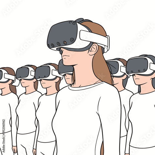 People using virtual reality headsets in a technology workshop on a weekday afternoon