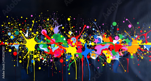 paint, splash, splashes, splatter, color, colorful, vibrant, bright, abstract, art, background, white, wall, surface, texture, brush, stroke, drip, drops, liquid, ink, pigment, dye, creative, artistic