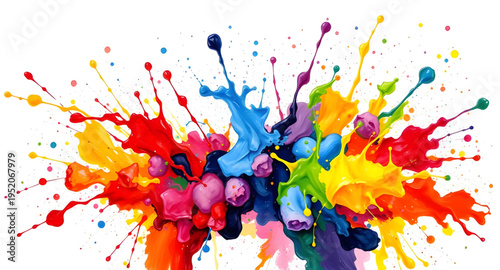 splatter, splash, paint, color, colorful, vivid, bright, abstract, art, background, white, surface, canvas, texture, brushstroke, dripping, drops, liquid, ink, pigment, dye, creative, artistic, design