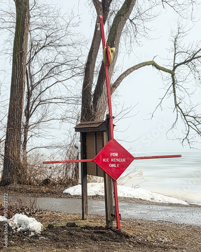 emergency ice rescue station