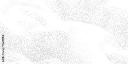 Grunge halftone gradient background. Faded grit noise texture. White and black sandy wallpaper. Retro pixelated backdrop. Anime or manga style comic overlay