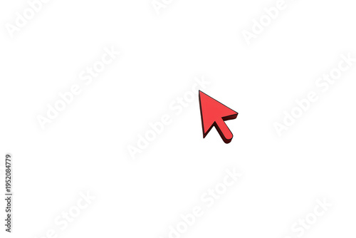 Red 3d mouse cursor icon hovering, pointing, and selecting digital interface elements with transparency Free Download Red 3d mouse cursor icon hovering, pointing, and selecting digital interface elements with transparency - GFXLoad