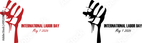 International Labor Day Fist Silhouette May 1 2026