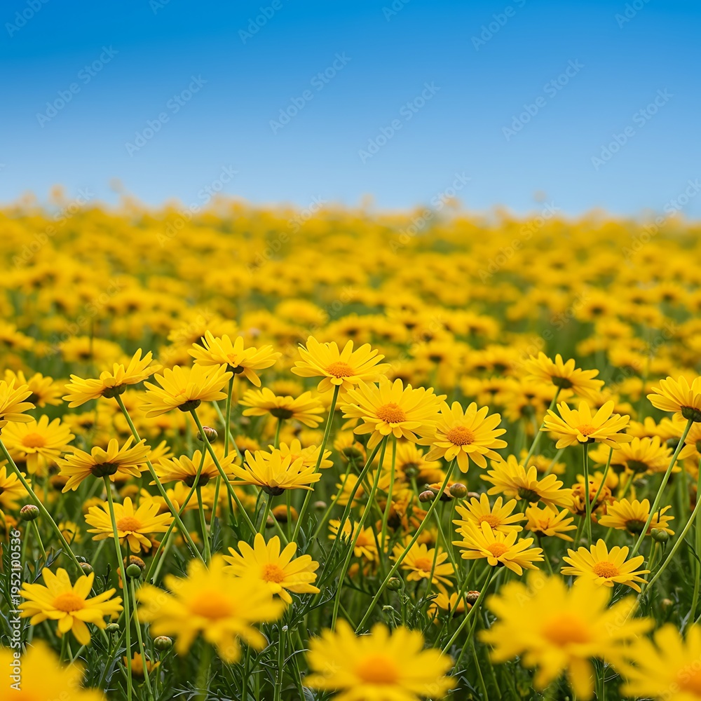 Obraz premium Golden Meadow: A Sun-Drenched Bloom
