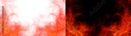Φωτογραφία PNG image of Intense fiery energy flow abstract texture with glowing red and ora