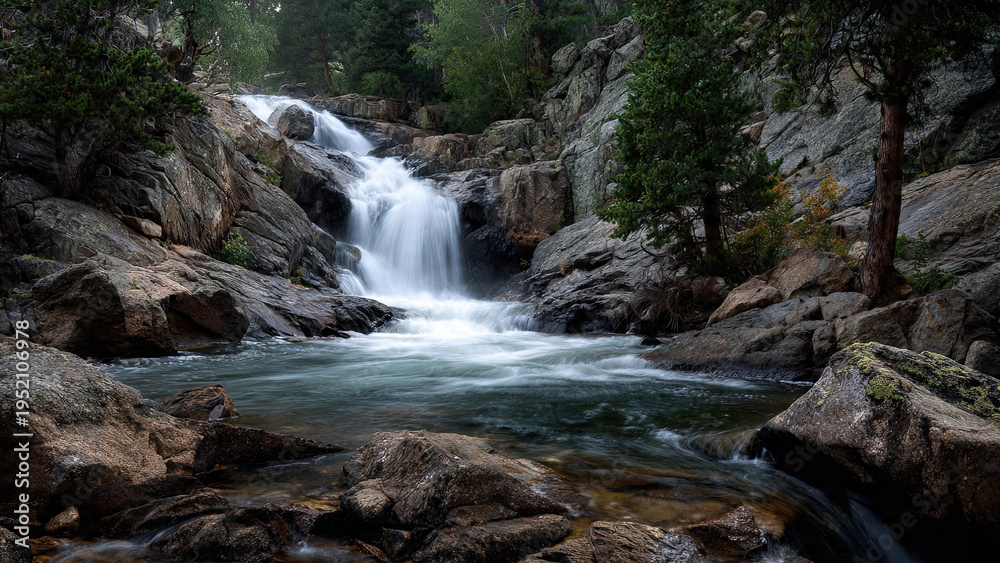 Fototapeta premium waterfall in the forest