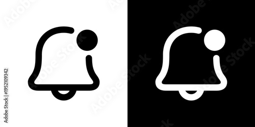 通知中のベルのアイコン