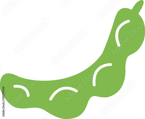 Pea Vegetable Illustration / 완두콩 일러스트