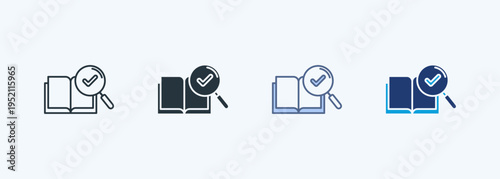Evaluation Icon Multiple Style