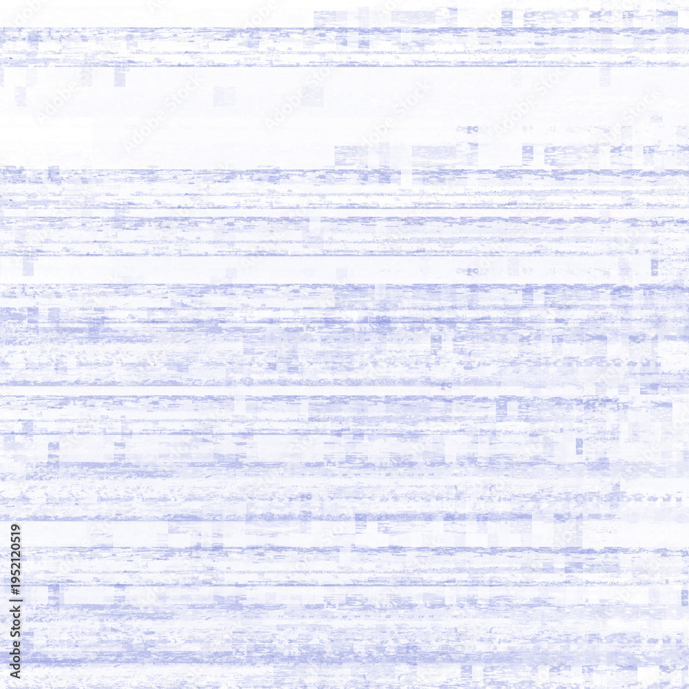 Obraz premium Blue Digital Glitch Background with Saturated Horizontal Distortion and Interference Patterns